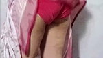 The beautiful step-sister took off her saree alone in the room and the stepbrother secretly saw the sister undressing