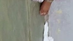 The beautiful step-sister took off her saree alone in the room and the stepbrother secretly saw the sister undressing