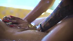 While getting massage from the younger sister-in-law, I fucked her and took out all the water from her pussy