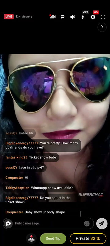 (4) stripchat ticket show