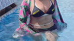 HOTNESS IN BIKINI SEDUCTION IN POOL CAPTIVATING HQ VIDEO2