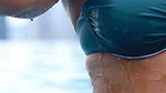 STUNNING SEXY BOMBSHELL RAVISHING IN BIKINI SEDUCTION IN POOL2