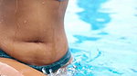 STUNNING SEXY BOMBSHELL RAVISHING IN BIKINI SEDUCTION IN POOL2