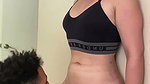 giving superb blowjob a Trans 22