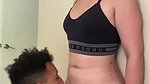 giving superb blowjob a Trans 22