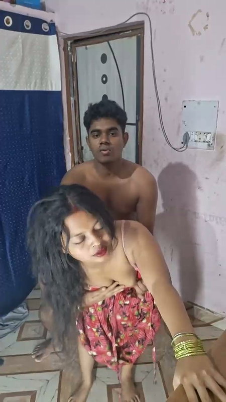 Bengali Teen Wife Hardcore Fucking on Bathroom Floor with Hubby 22