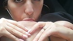 car licking own boobs bf boobs fucking and superb blowjob 22