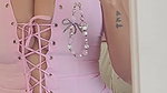 desi girl in exposing pink costume 22