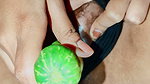 Cucumber in my Hot Small Desi Pussy