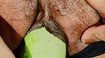 Cucumber in my Hot Small Desi Pussy