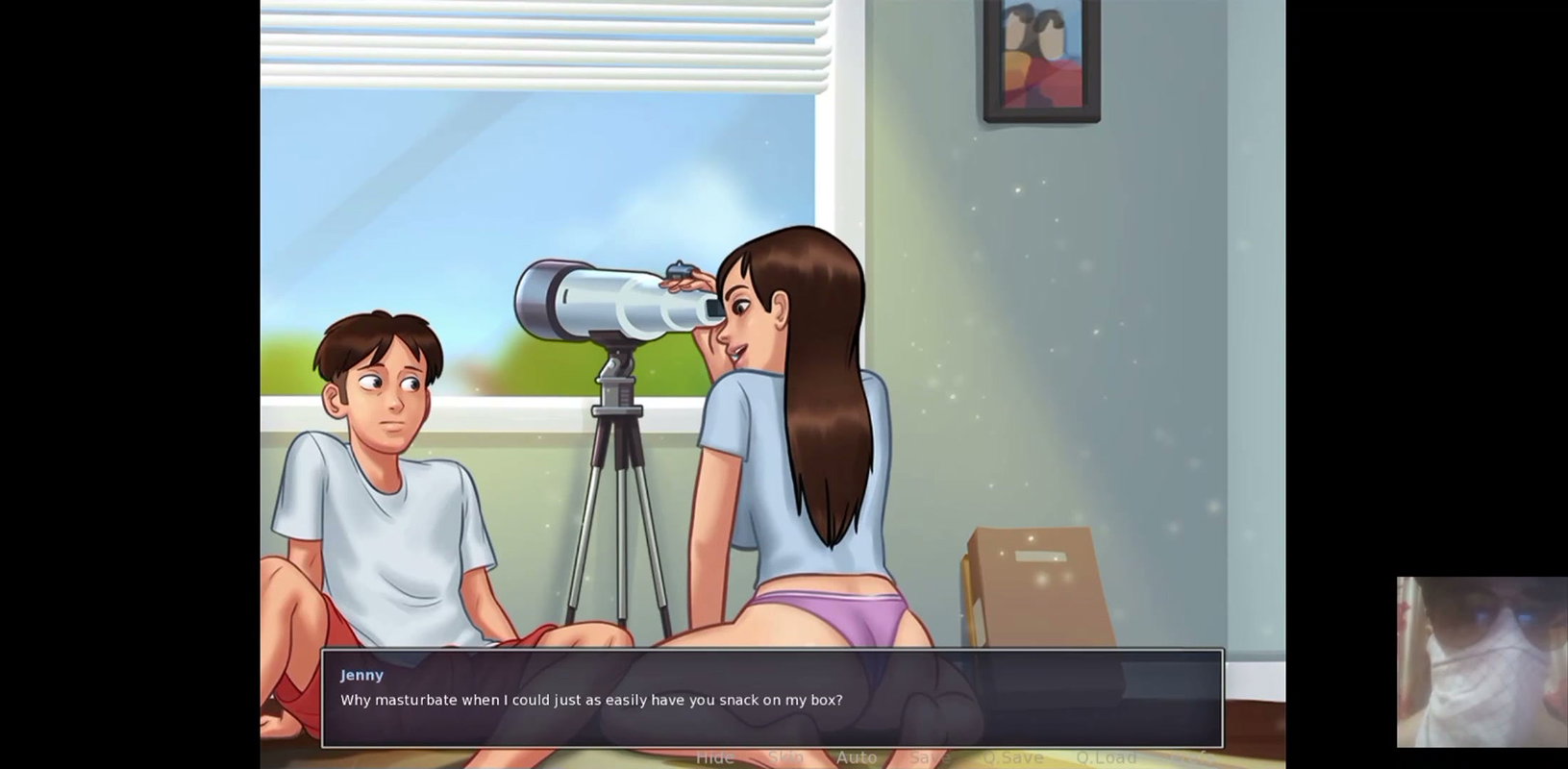 Hot Step-Sis caught me watching neighbour ! Then I gave her cunllings