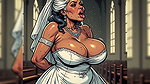 Sexy Indian Women in Church (ai Art)