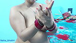 Today I bathed my sister-in-law naked, she gave it secretly