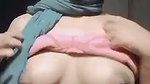 cute muslim girl squeeze boobies and fingaring 2