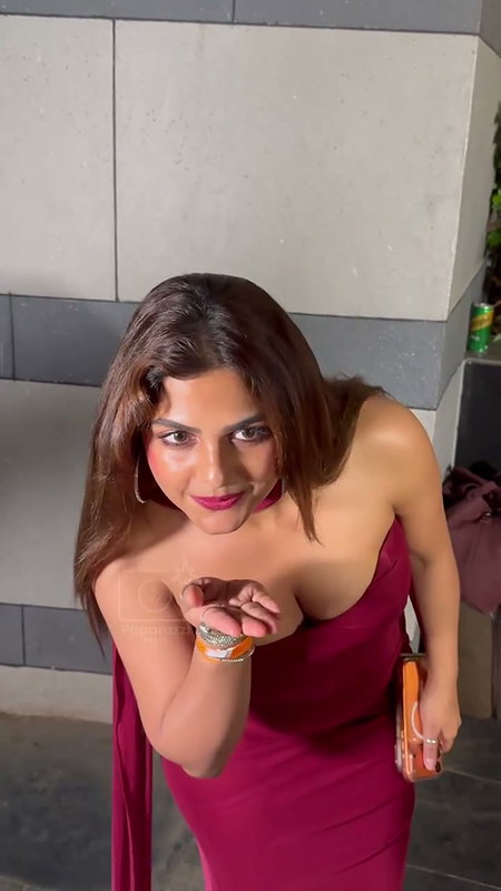 BUSTY TEMPTRESS CUM DESERVING CLEAVAGE IN OFF SHOULDER DRESS 2 1