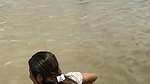 Model Vanshika Hapur Shower in River Nipples were Visible Through Her Clothes 2 1