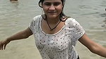 Model Vanshika Hapur Shower in River Nipples were Visible Through Her Clothes 2 1