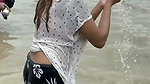Model Vanshika Hapur Shower in River Nipples were Visible Through Her Clothes 2 2