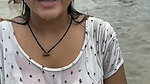Model Vanshika Hapur Shower in River Nipples were Visible Through Her Clothes 2 2