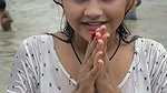 Model Vanshika Hapur Shower in River Nipples were Visible Through Her Clothes 2 2