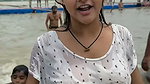 Model Vanshika Hapur Shower in River Nipples were Visible Through Her Clothes 2 2
