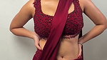 SINGH GLAM SEXY WAIST TEASE IN SAREE 2