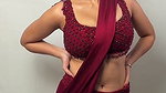 SINGH GLAM SEXY WAIST TEASE IN SAREE 2