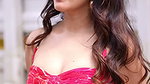 HOTTIE FATIMA SANA SEXY CLEAVAGE IN RED 2
