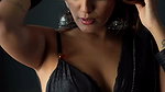 PANDEY DAMN FASCINATING IN BLACK BRA HOTNESS 2