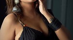 PANDEY DAMN FASCINATING IN BLACK BRA HOTNESS 2