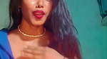 HALDER FAPWORTHY CLEAVAGE VIEW IN DEEP BLOUSE SAREE 2