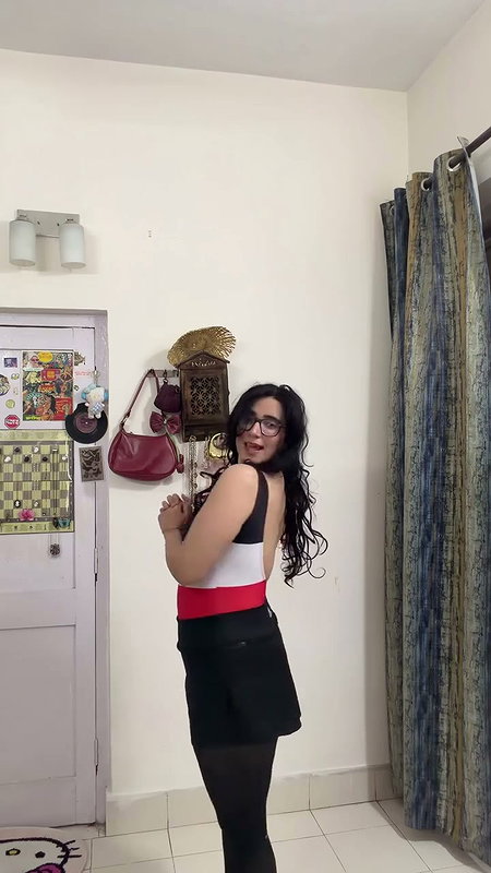 dei lady sexy navel in purple top 2 2