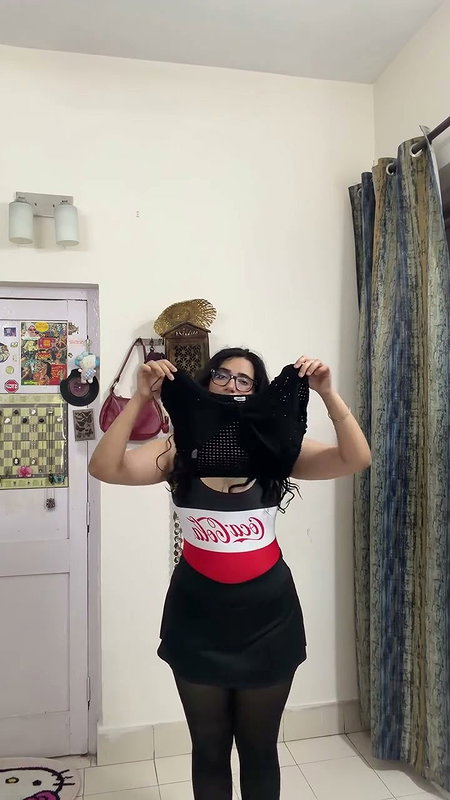 dei lady sexy navel in purple top 2 2