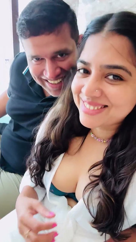 looking wife’s breast in white costume 2 2
