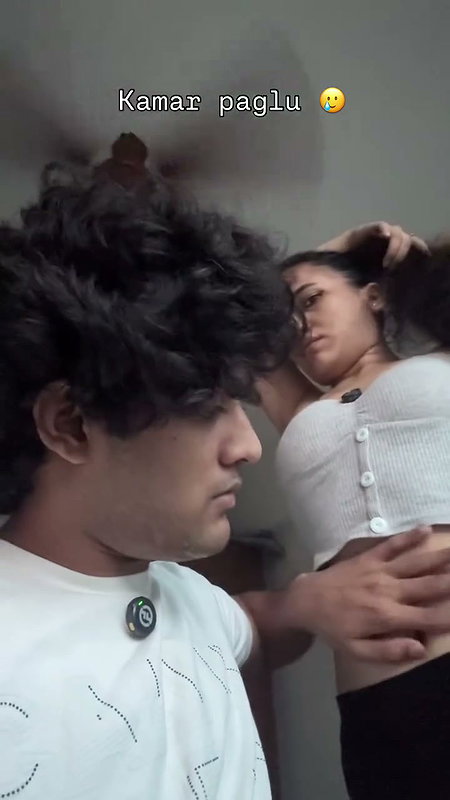 playing with gf’s navel in white dress 2 2