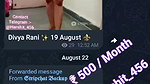Price – 500  Month Single video – 50 Generally Contact I’d  Camwhorestv Profile Link – httpswww.camwhores.tvmembers9535120 Note – Those who do not have Camwhorestv I’d can Join on Telegram too  stripchat ticket show