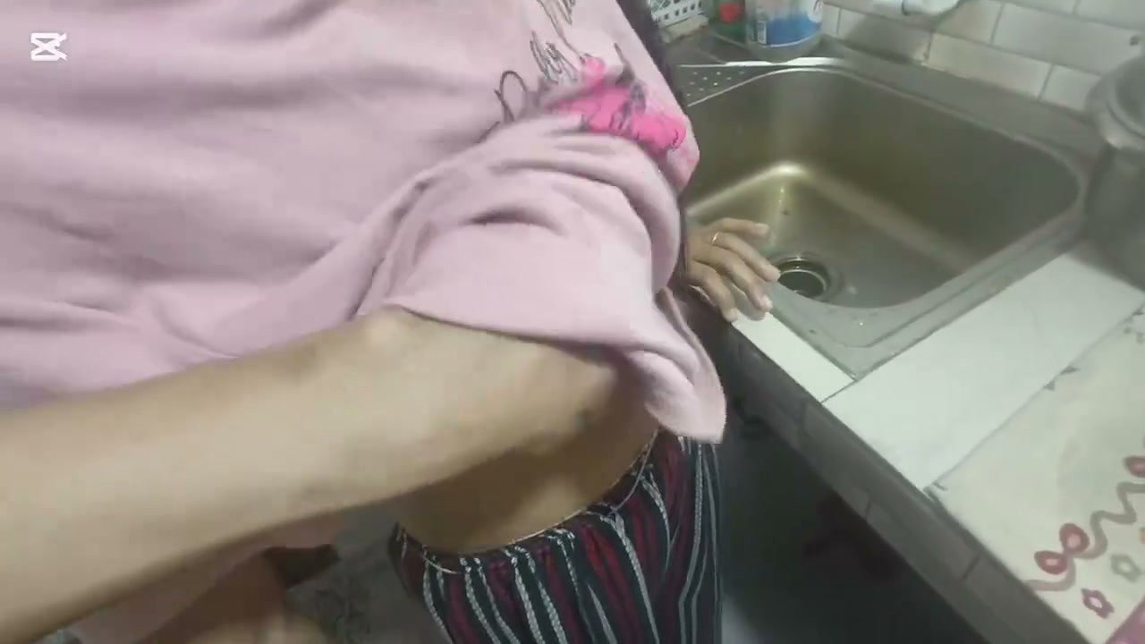 Desi hot stepsister cooking dinner I fuck her in the kitchen desi hot kitchen sex videos