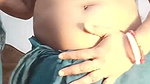 Desi sexy boudi using cucumber just becouse of she is not satisfied with begun