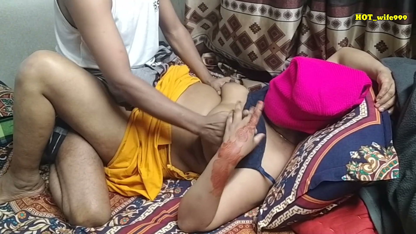 Desi village wife with husband first time romance