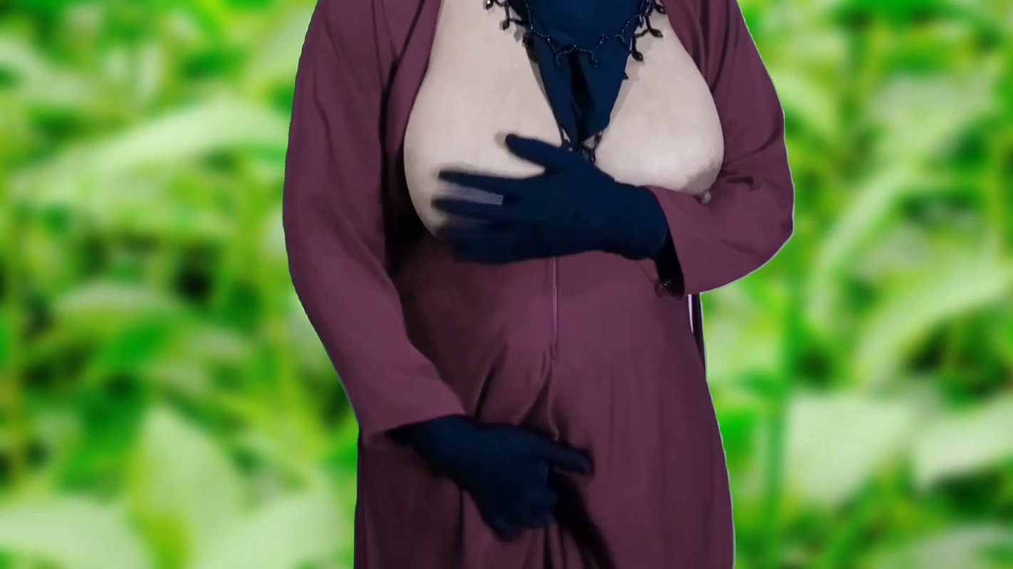 Indian hijabi Muslim woman having sex at home