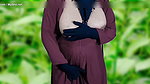 Indian hijabi Muslim woman having sex at home