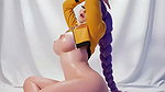 Rumi from KPOP Demon Hunters Dancing Naked (Cartoon 3D Ai) 02