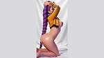 Rumi from KPOP Demon Hunters Dancing Naked (Cartoon 3D Ai) 02