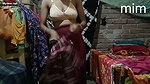 Desi sexy wife dress up after bath