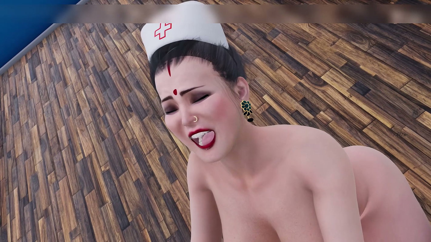 A sexy Indian nurse takes her patient’s cock deep down her throat, then has him lick her tight, pink pussy until she cums hard