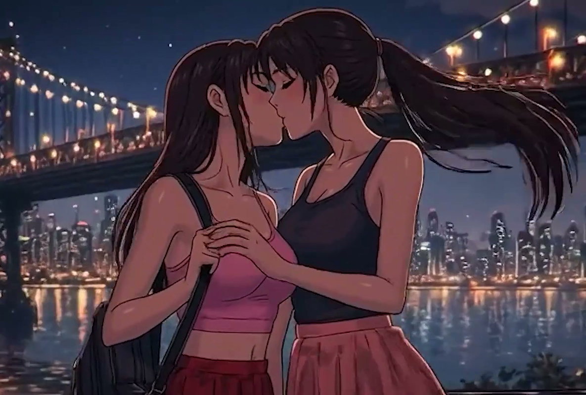 AI Anime Hentai Uncensored, Uncensored video of 18 Year old Teen Hentai MILF, 3D Hentai Cartoon on closeup by Kiidzy Animates