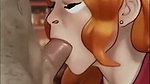 Blonde orange girl romance