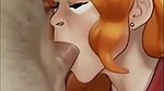 Blonde orange girl romance