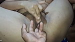 Boyfriend Fingers Girlfriend’s Pussy While She Rubs Herself Hard