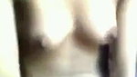 Super horny girl masturbating by cucumber